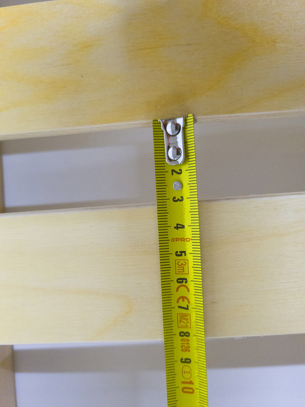 Stelaż wkład do łóżka 120x200 premium plus do ikea Głębokość produktu 197 cm