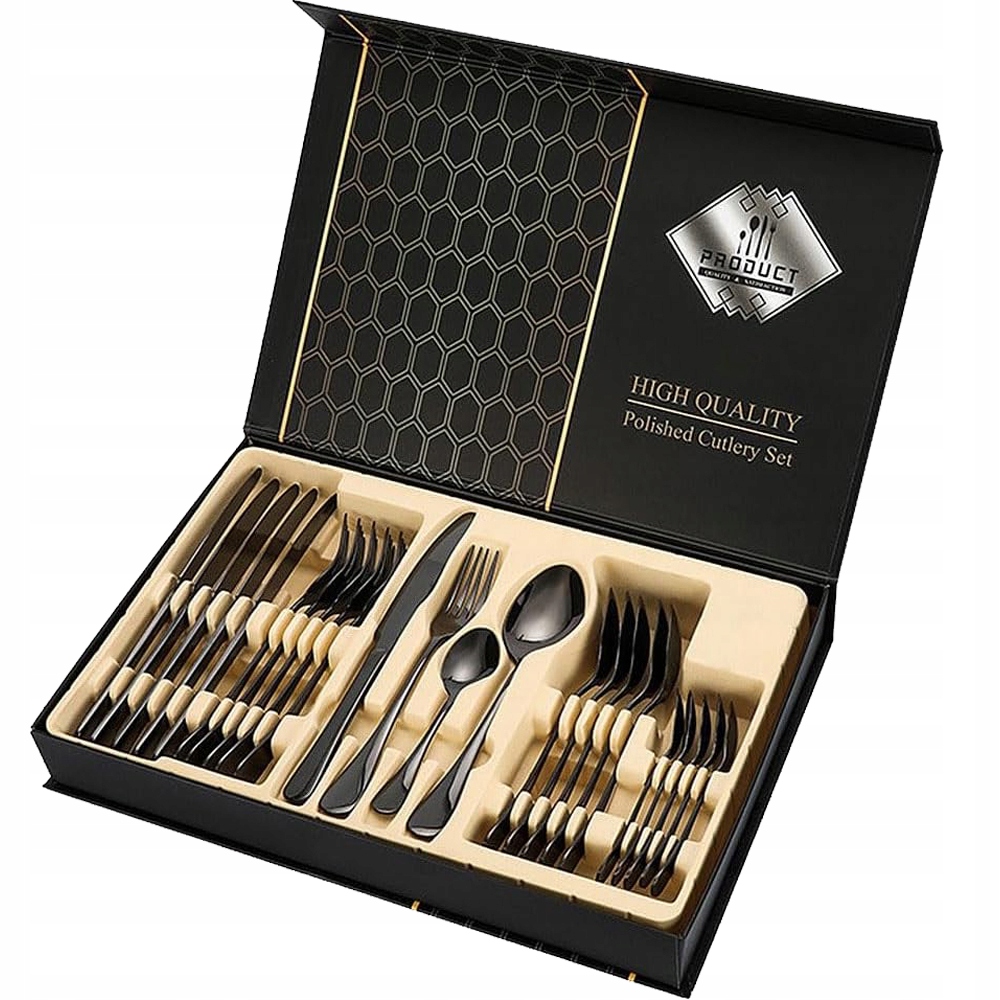 Festivalová Sada Příborů Komplet Pro 6 Osob 24 Ks Komplet