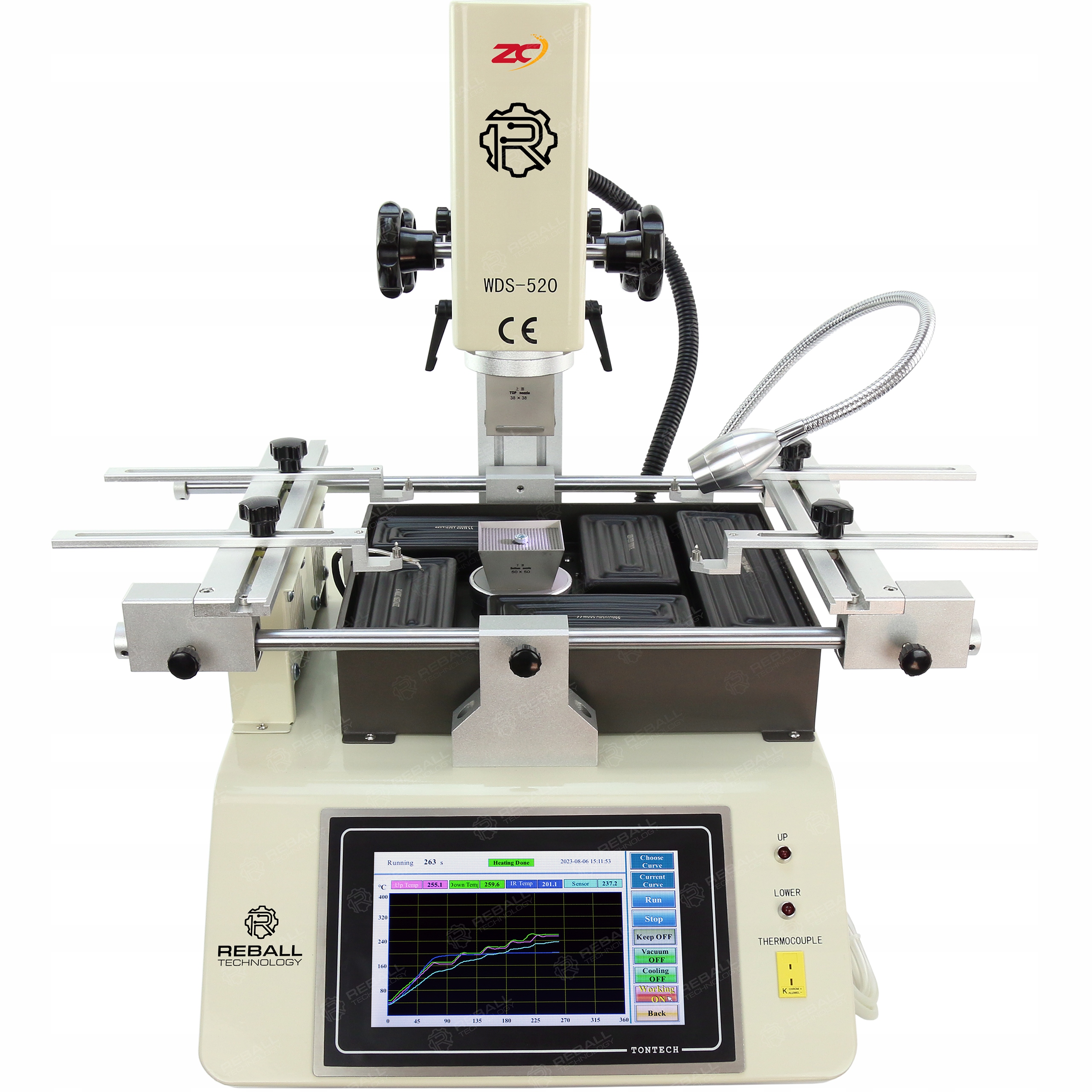 Bga Smd Pájecí Stanice Pro Opravy Wisdomshow WDS520 3800W Ir 2x Hot Air