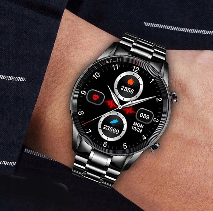 Zegarek męski SMARTWATCH Rubicon ROZMOWY INDUKCJA sms duża bateria MENU PL Model Smart Watch