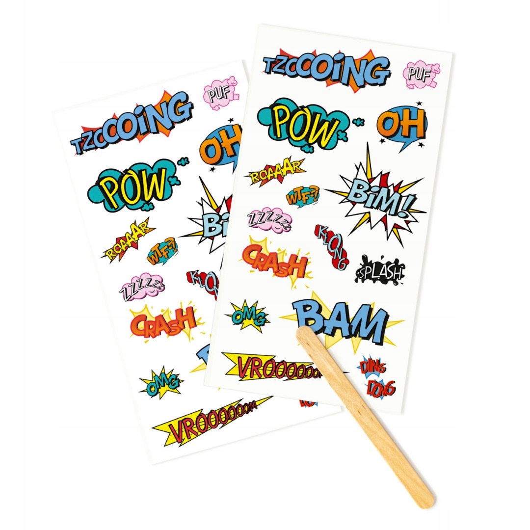 Kalkomanie Onomatopeje Marka Inna