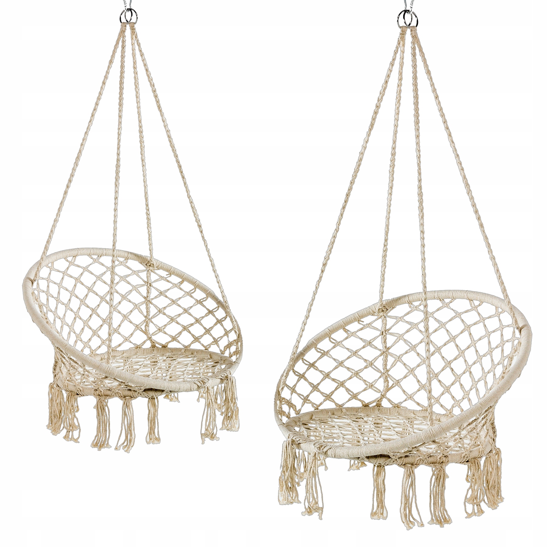 2 X Závesné Kreslo Do Domu A Záhrady Brazílska Stolička Hojdačka Boho Meven