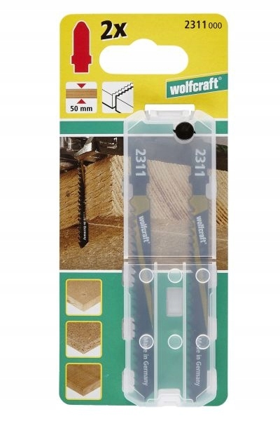 

2 brzeszczoty Wolfcraft T szybkie zgrubne drewno