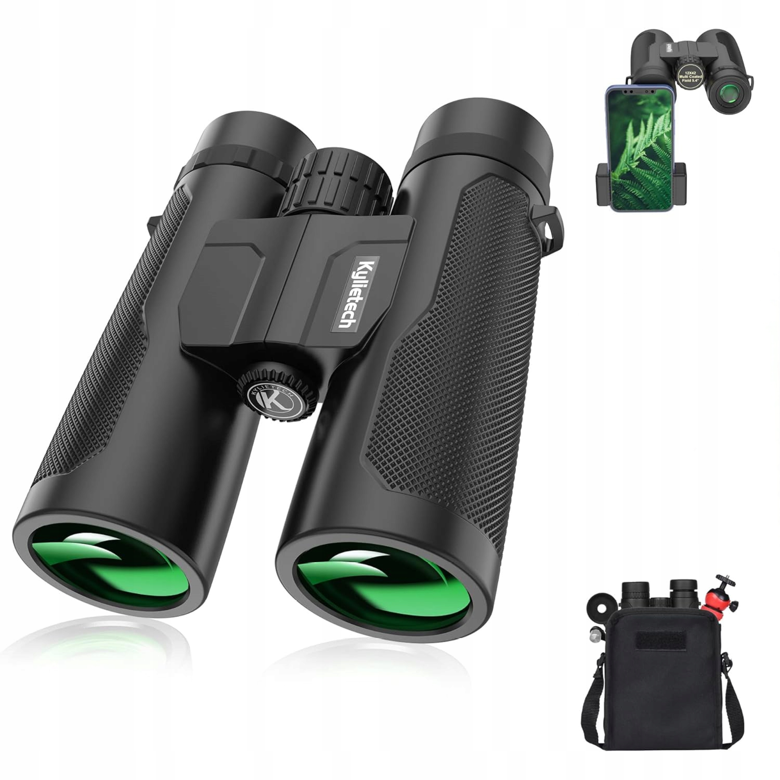Turistická Lovecká Dalekohledka Kylietech 12x42 Hd Vodotěsná