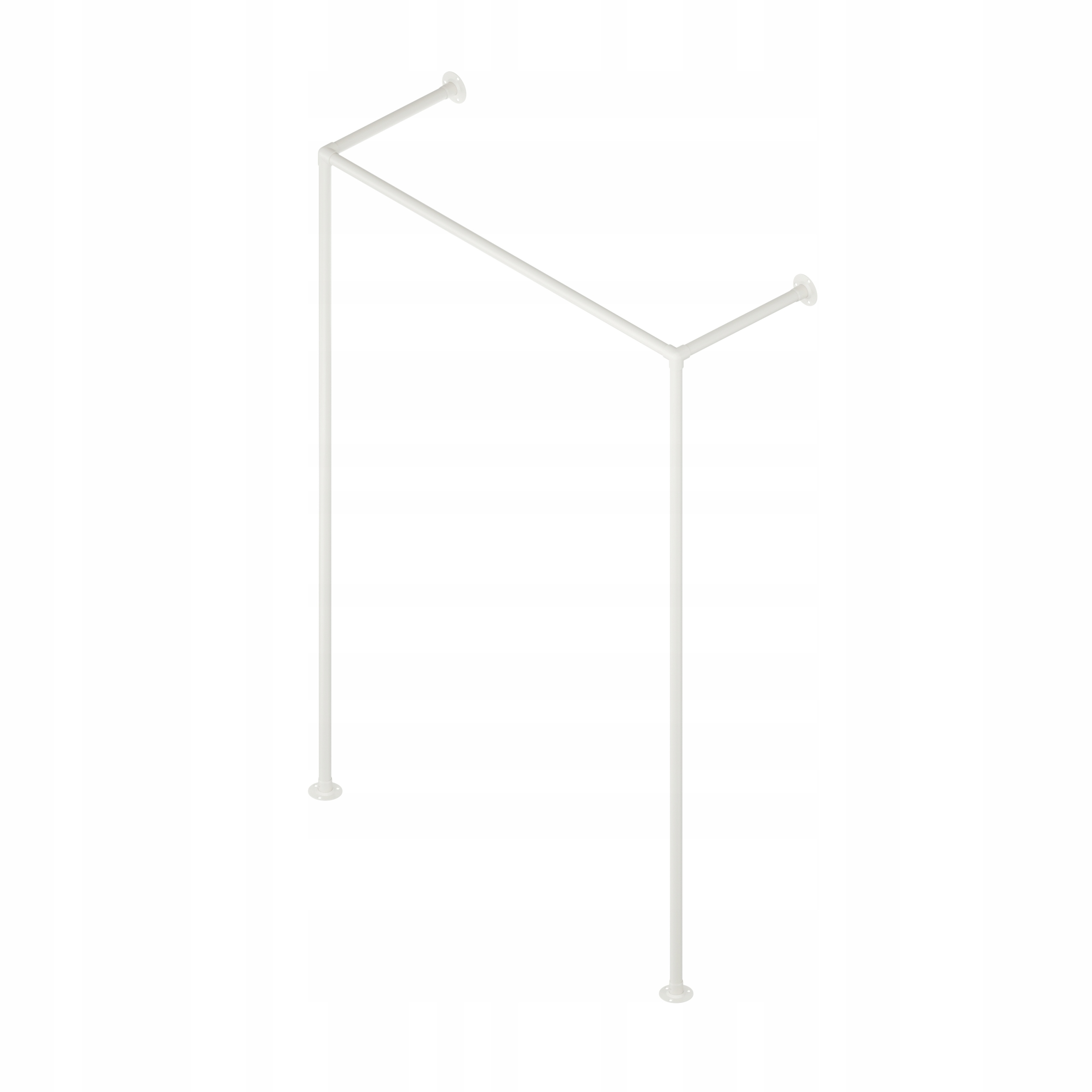 Tyč Na Oblečení Věšák Na Stěnu Loft 151x102cm fi 25mm Hotse Kašmír