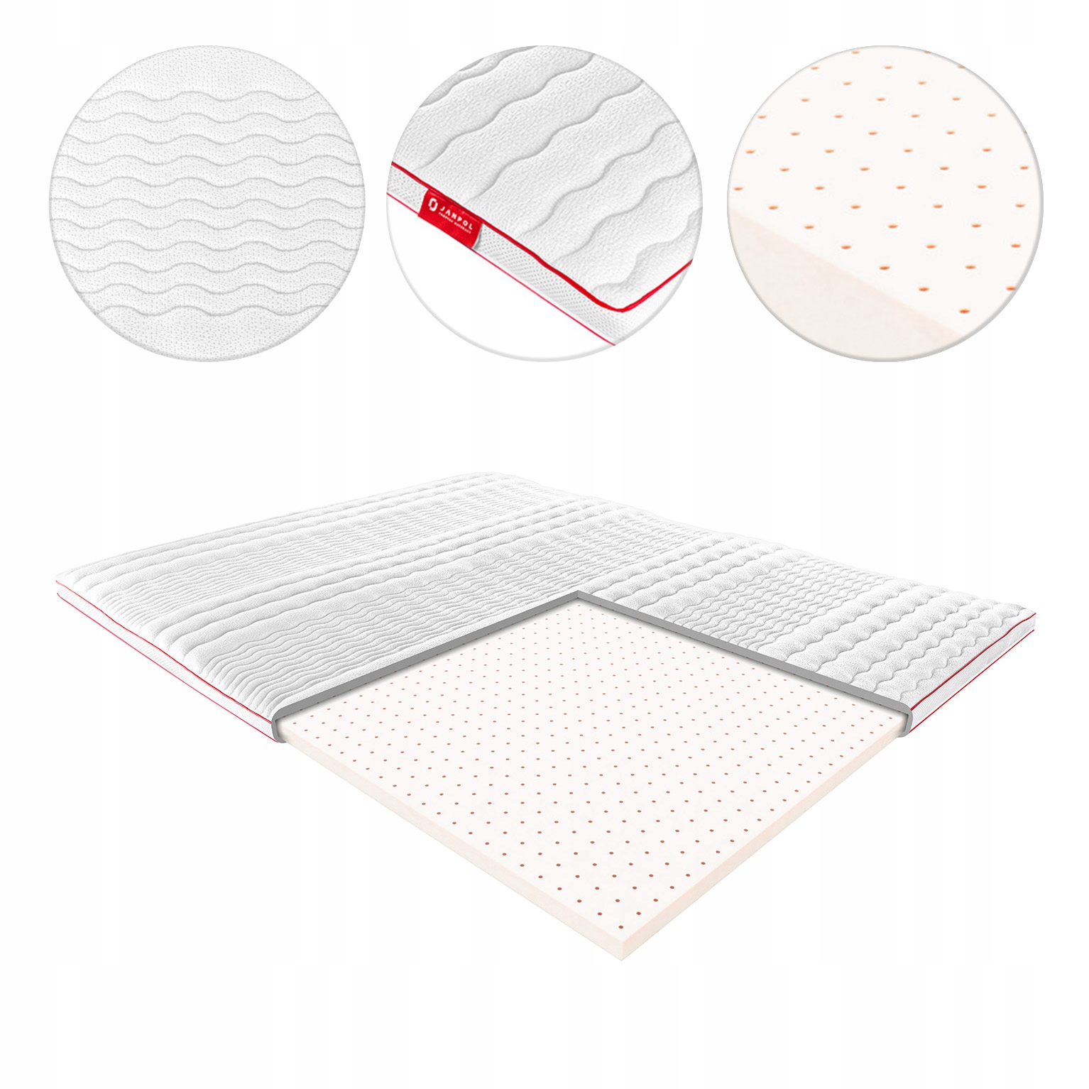 

Materac posłaniowy Latex Janpol 200x200 Smart