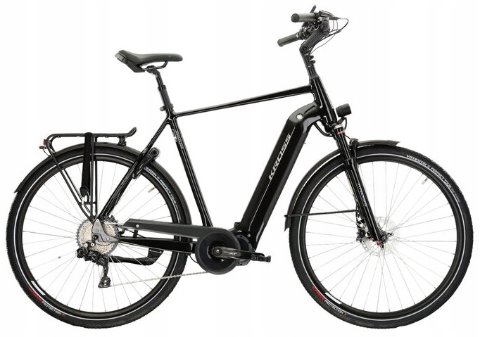 Kross Trans Hybrid Prestige 504 męski czarny połysk