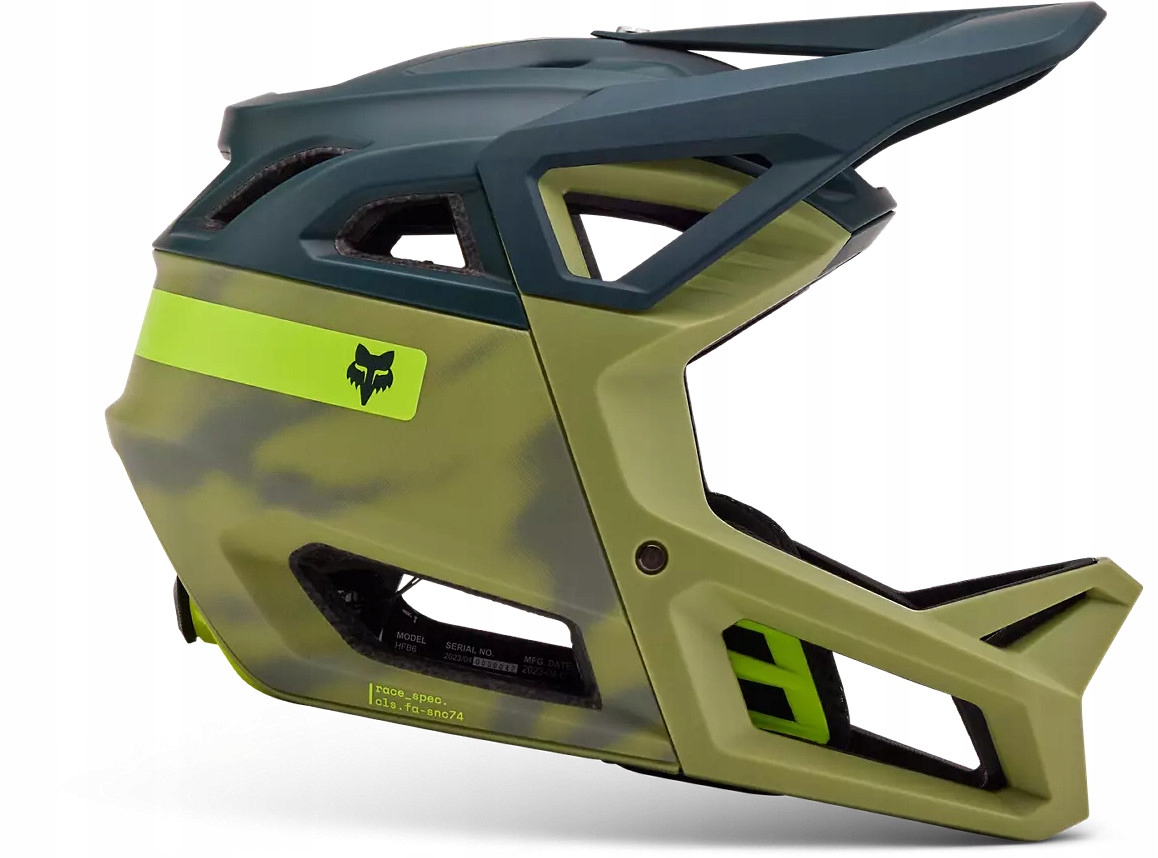 Kask Full Face Fox Proframe Rs Taunt Pale Green r. L 59-63 cm Enduro