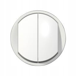 

Celiane 068002 Klawisz podwójny biały