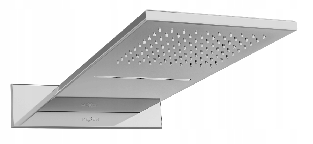 MEXEN DESZCZOWNICA ŚCIENNA WATERFALL SLIM CHROM