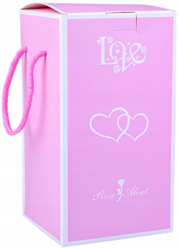 WIECZNA RÓŻA W SZKLE ŚWIATEŁKA LED flower box rose Kod producenta NO-1005729