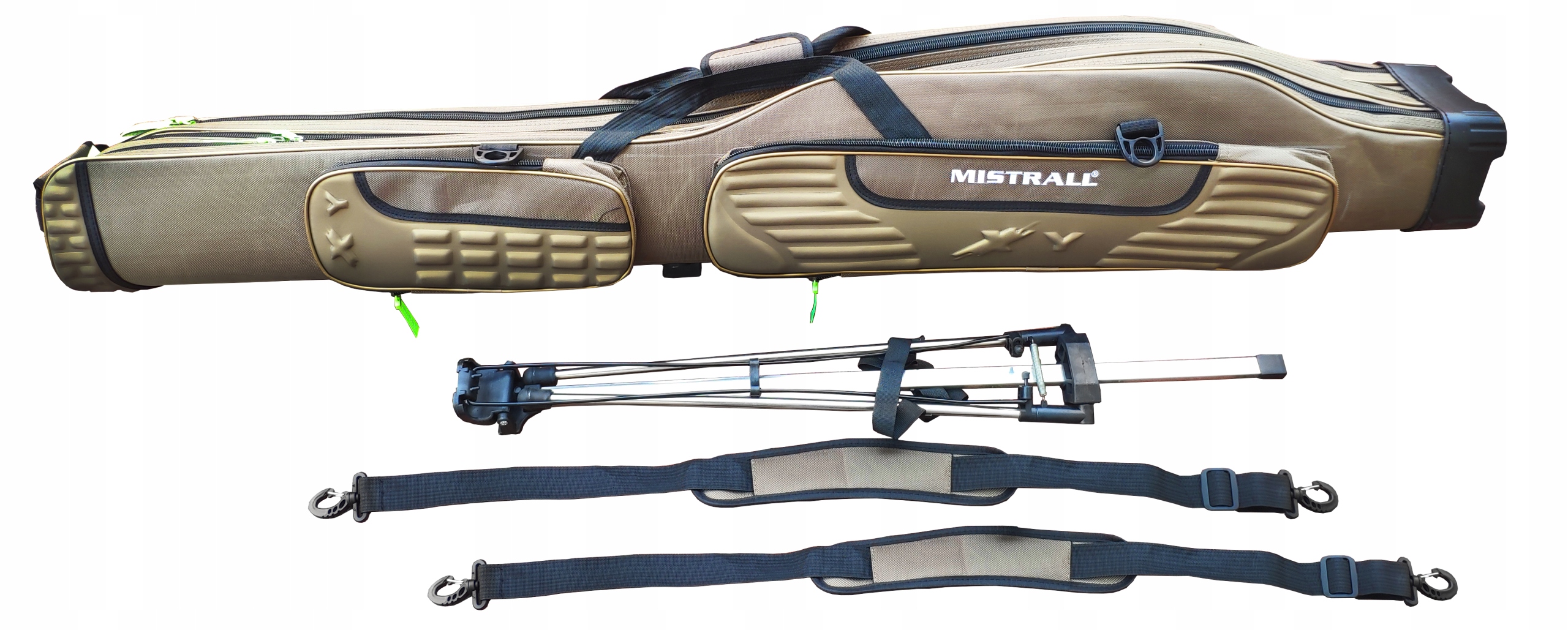 Mistrall POKROWIEC SZTYWNY 150cm 3 komory + stelaż Model AM-6009293