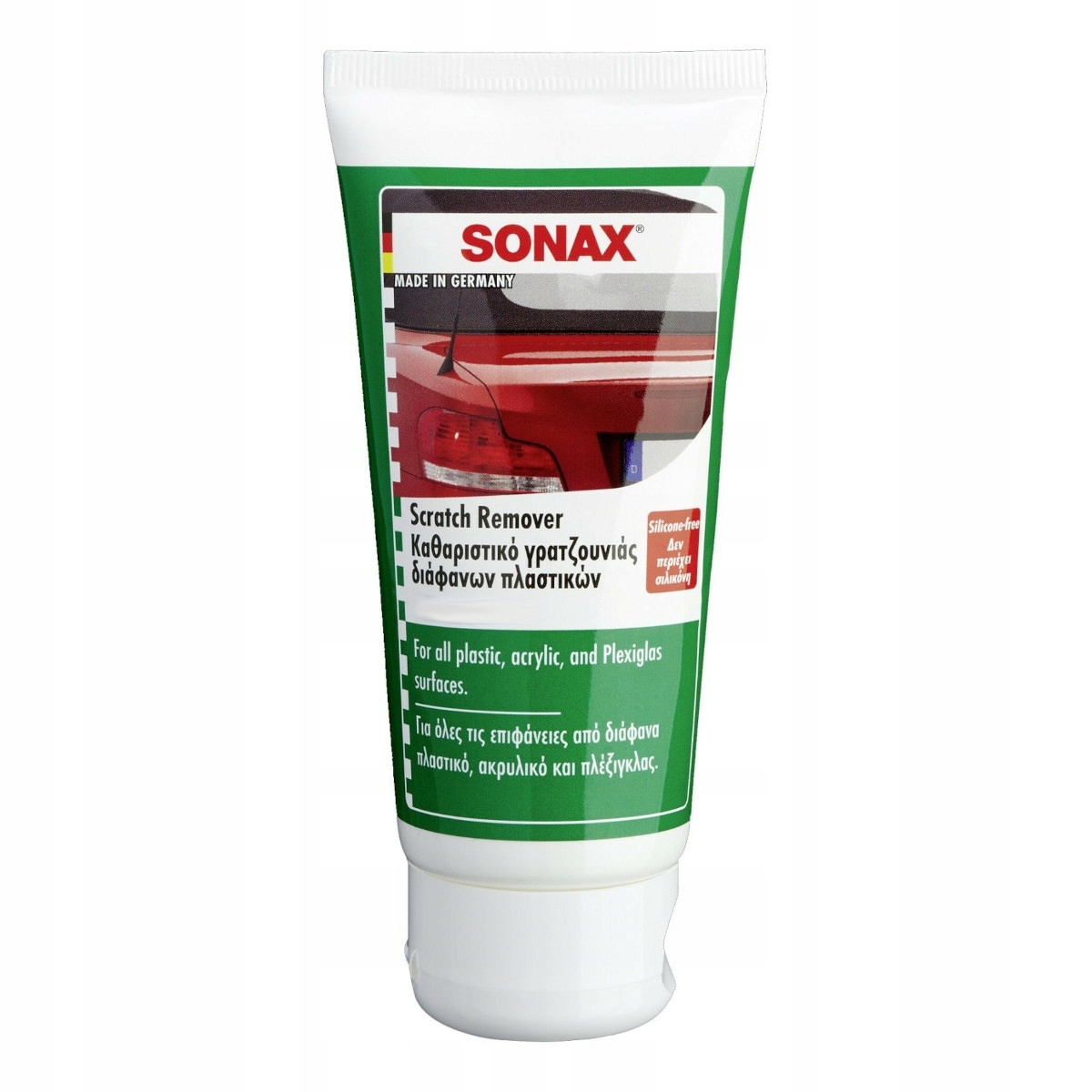 SONAX PASTA DO USUWANIA ZADRAPAŃ I RYS Z PLASTIKU Rodzaj polerowanie lamp