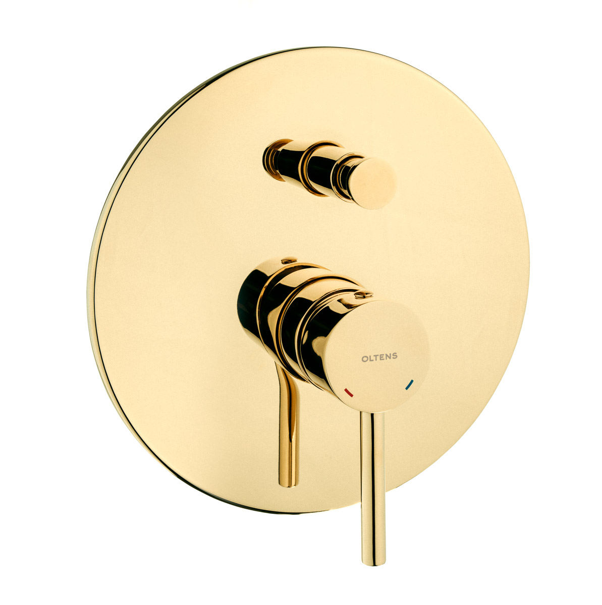 Podomietková vaňová a sprchová batéria Oltens Molle zlatá