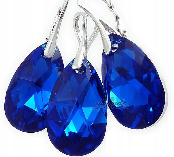 Krystaly Komplet Blue Comet Stříbro Akce
