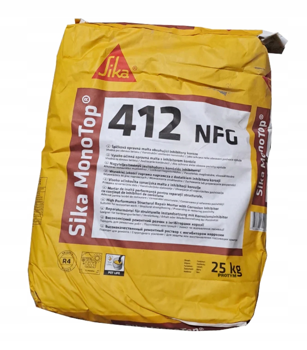 Sika MonoTop 412 Nfg zaprawa naprawcza do betonu 25kg