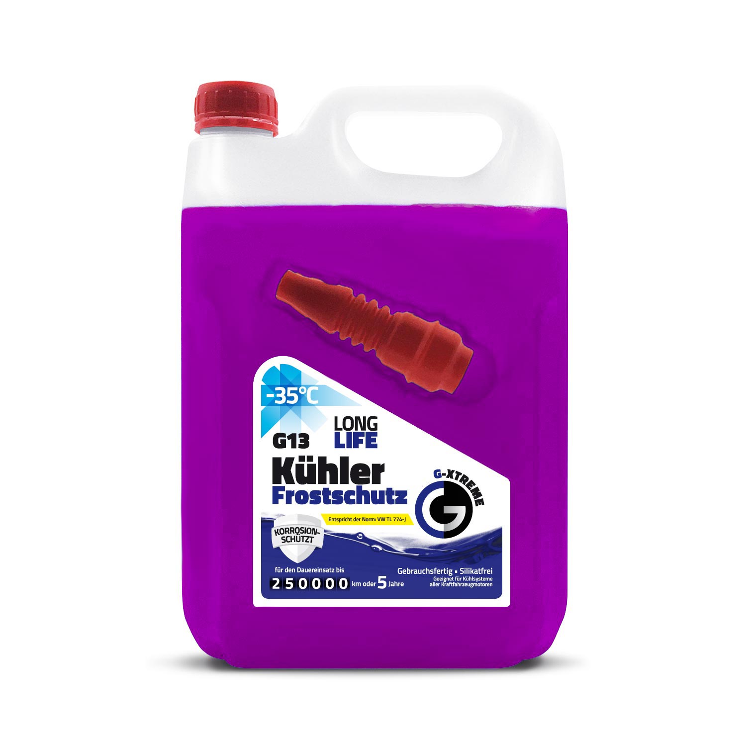 Niemiecki Płyn Do Chłodnic Chłodniczy -35°C G13 Gotowy 5L