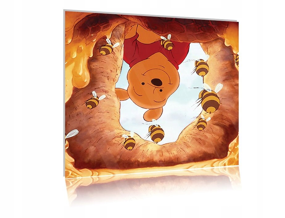 

Obraz szklany na szkle Kubuś Puchatek 01 30x30