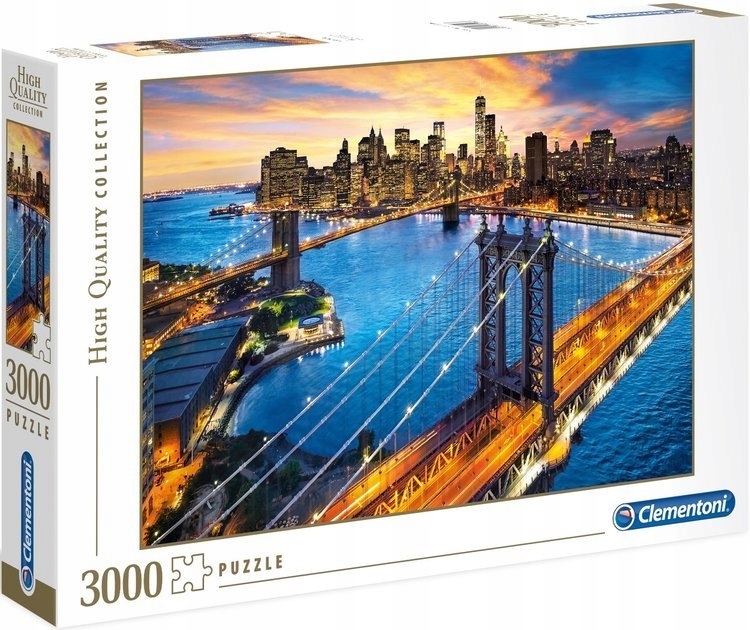 

Clementoni Puzzle 3000 Elem Nowy Jork 33546