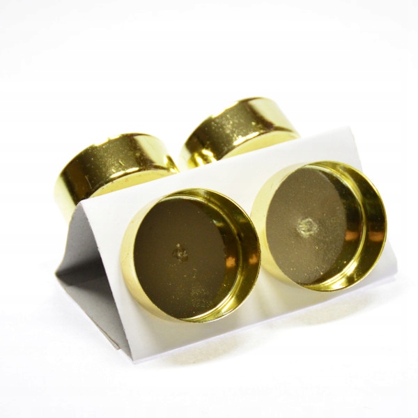 

Podstawka baza pod świecę Tealight złota 7cm/4szt