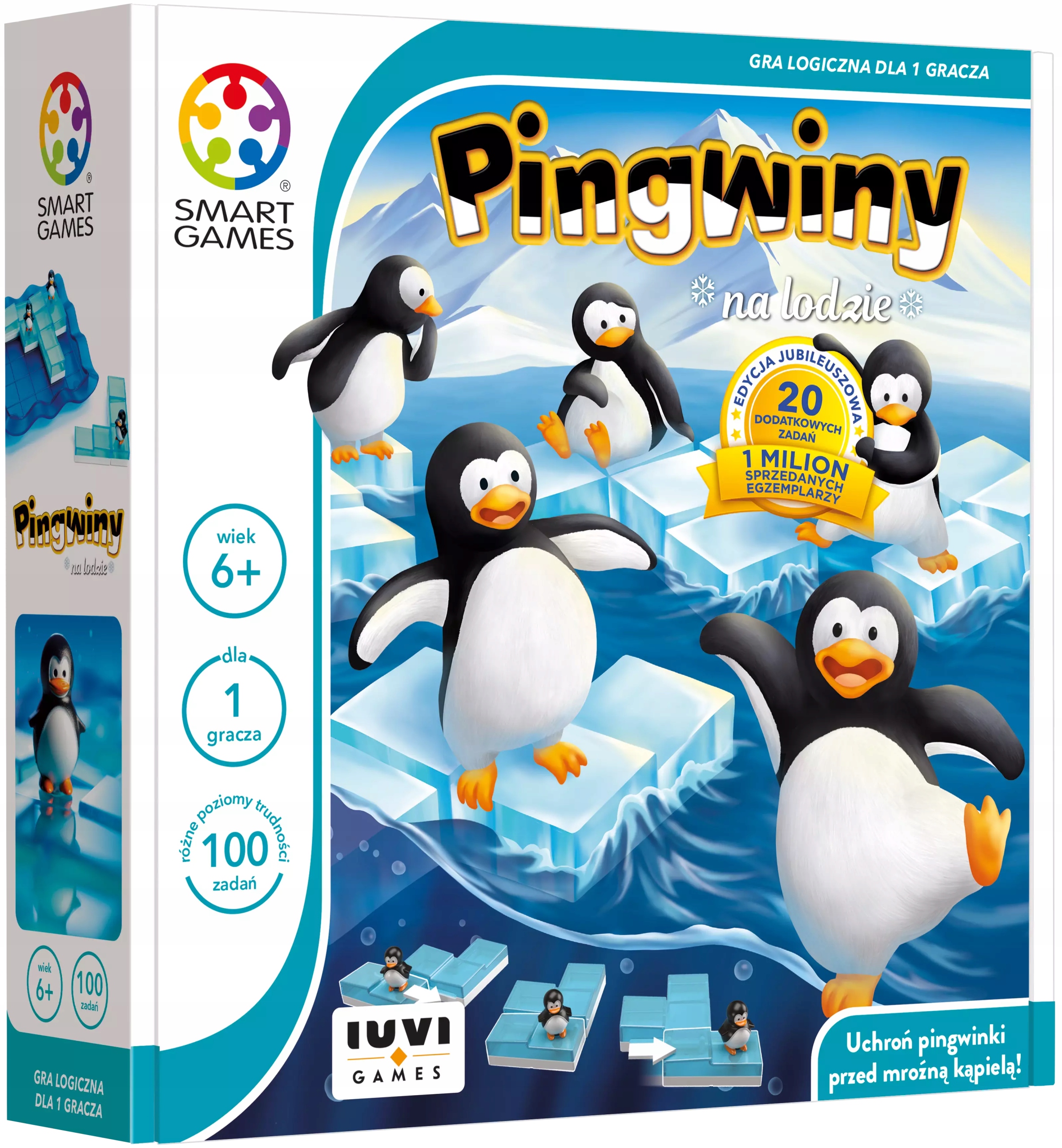 Gra Logiczna Pingwiny Na Lodzie Smart Games Łamigłówka Dla Dzieci Mózg