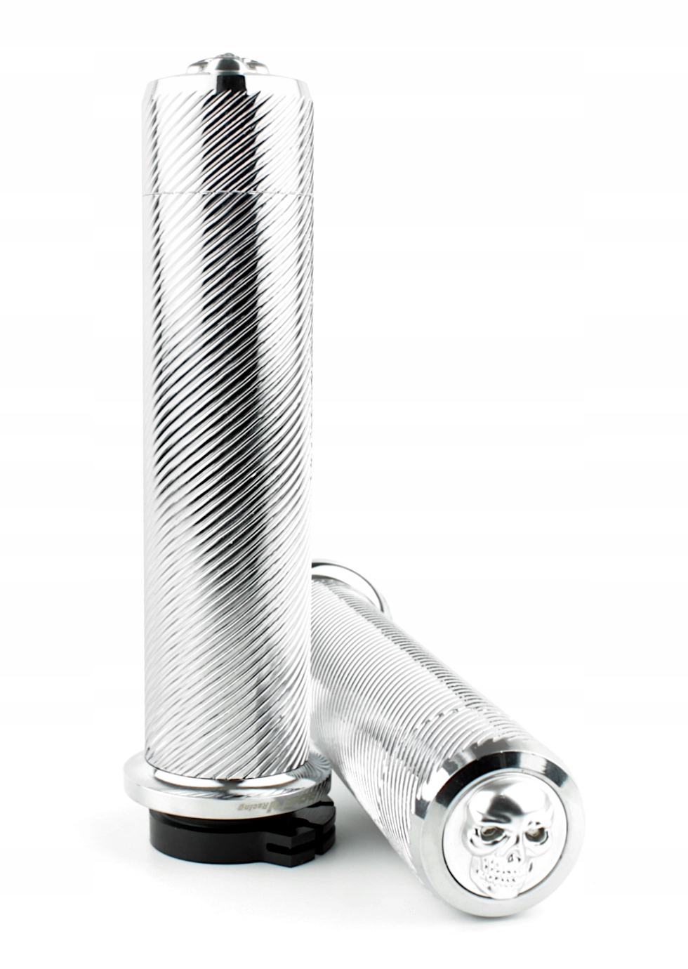 916465 - UNIVERSAL INCH SHIFTERS RACING SKULL SILVER