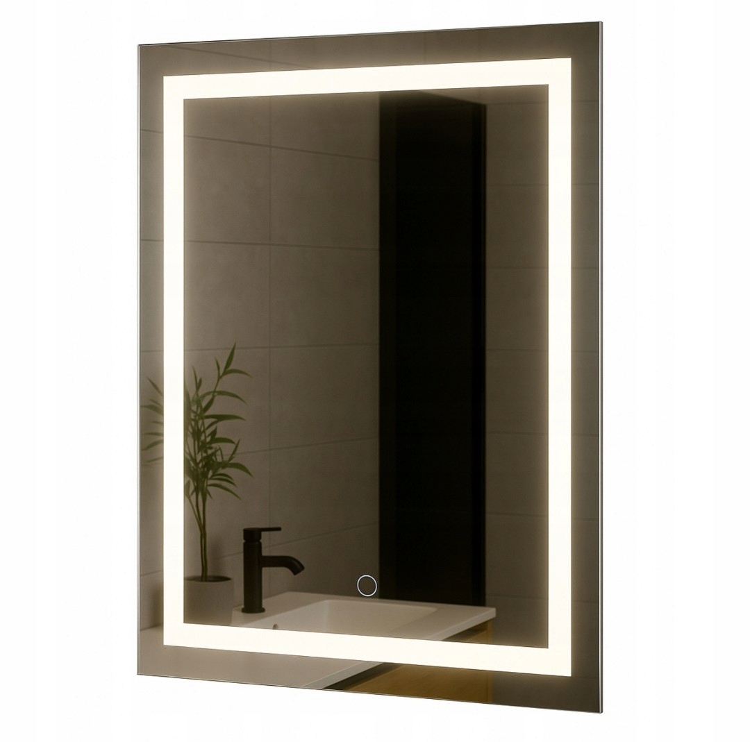 Led Zrkadlo 50X70 S Dotykovým Spínačom, Led Osvetlenie Luna