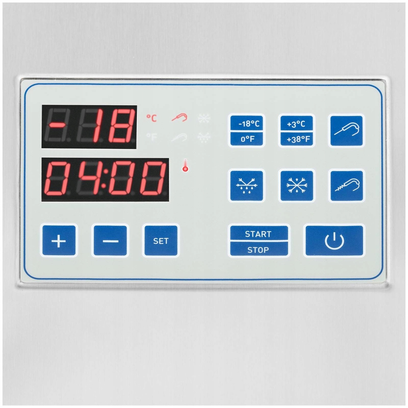 ZAMRAŻARKA SZOKOWA SCHŁADZARKA SZOKÓWKA SZAFA CHŁODNICZA 276 LITRÓW STAL Rodzaj szufladowa