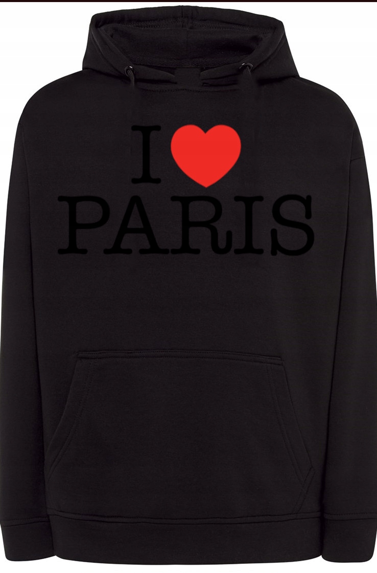 I Love Paris Miluji Paříž Pánská Mikina r.XXL
