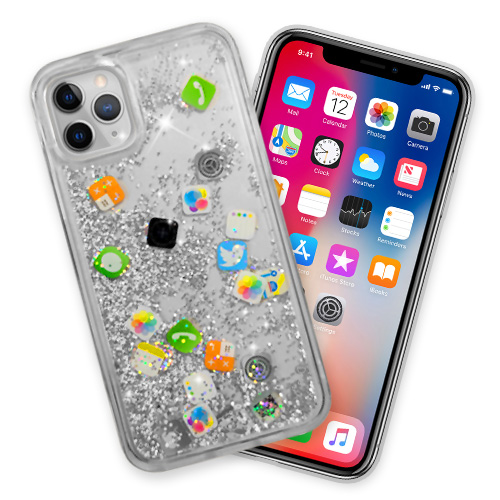 

Brokat Srebrny Icon Case Do Apple Iphone 11 Pro