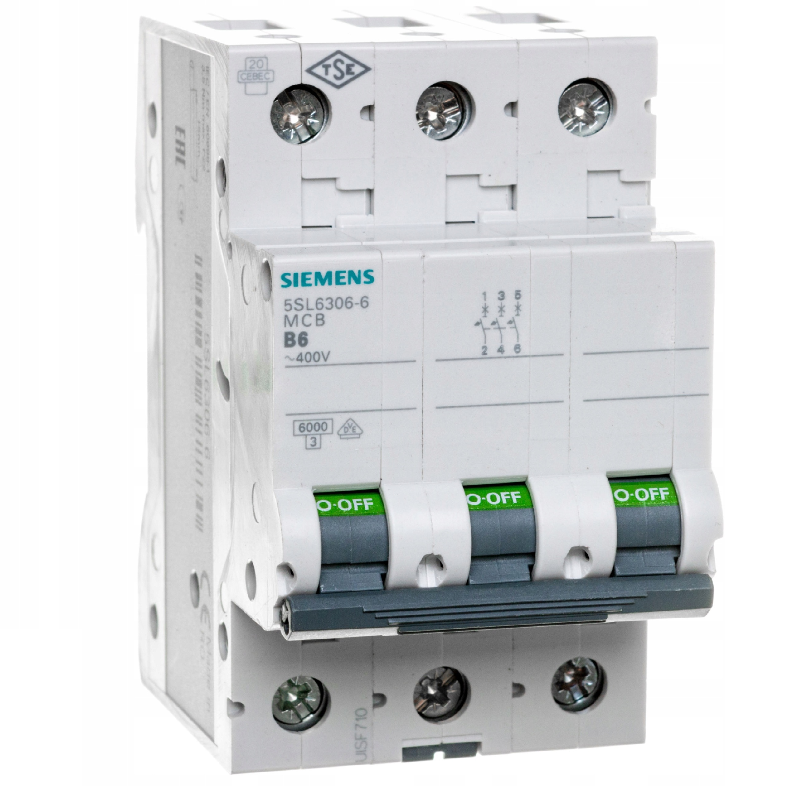 Nadproudový spínač Siemens 230 V IP20 20 A