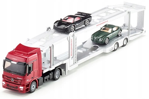 SIKU 3934 Ciężarówka do przewozu aut + 2 Auta 1:50