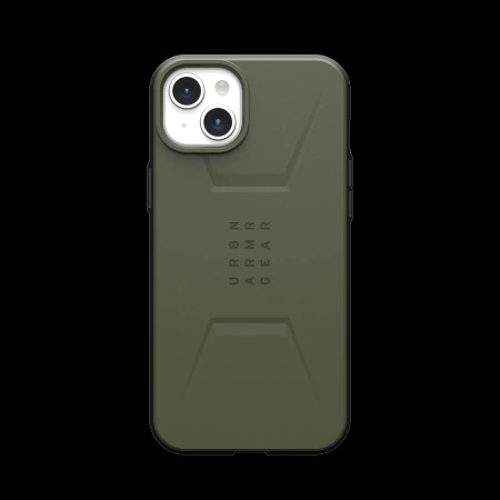 Pouzdro pouzdra kryt Uag Civilian MagSafe pro iPhone 15 Plus zelené
