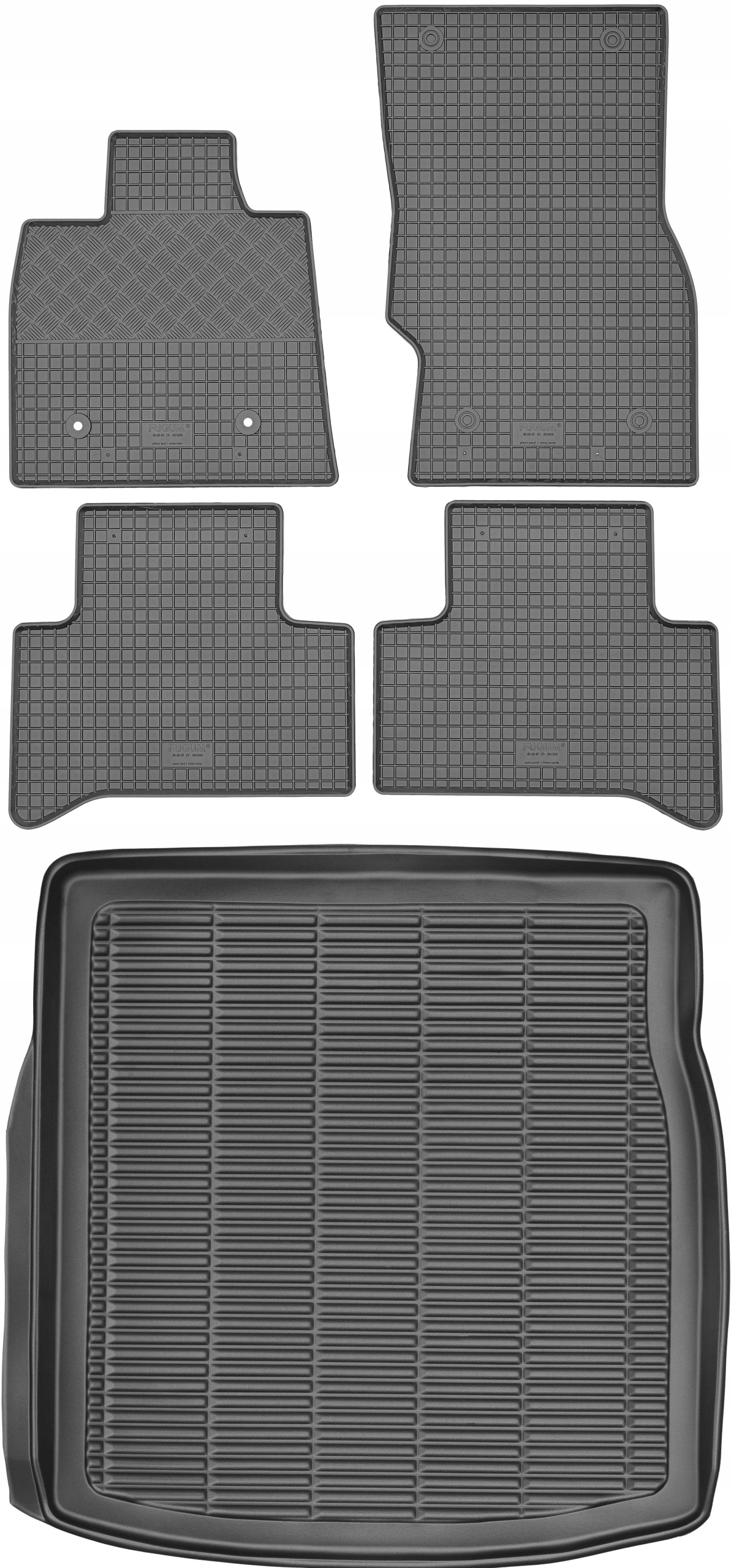 Alfa Romeo Stelvio Crossover 17- Sada Gumové rohože rohož