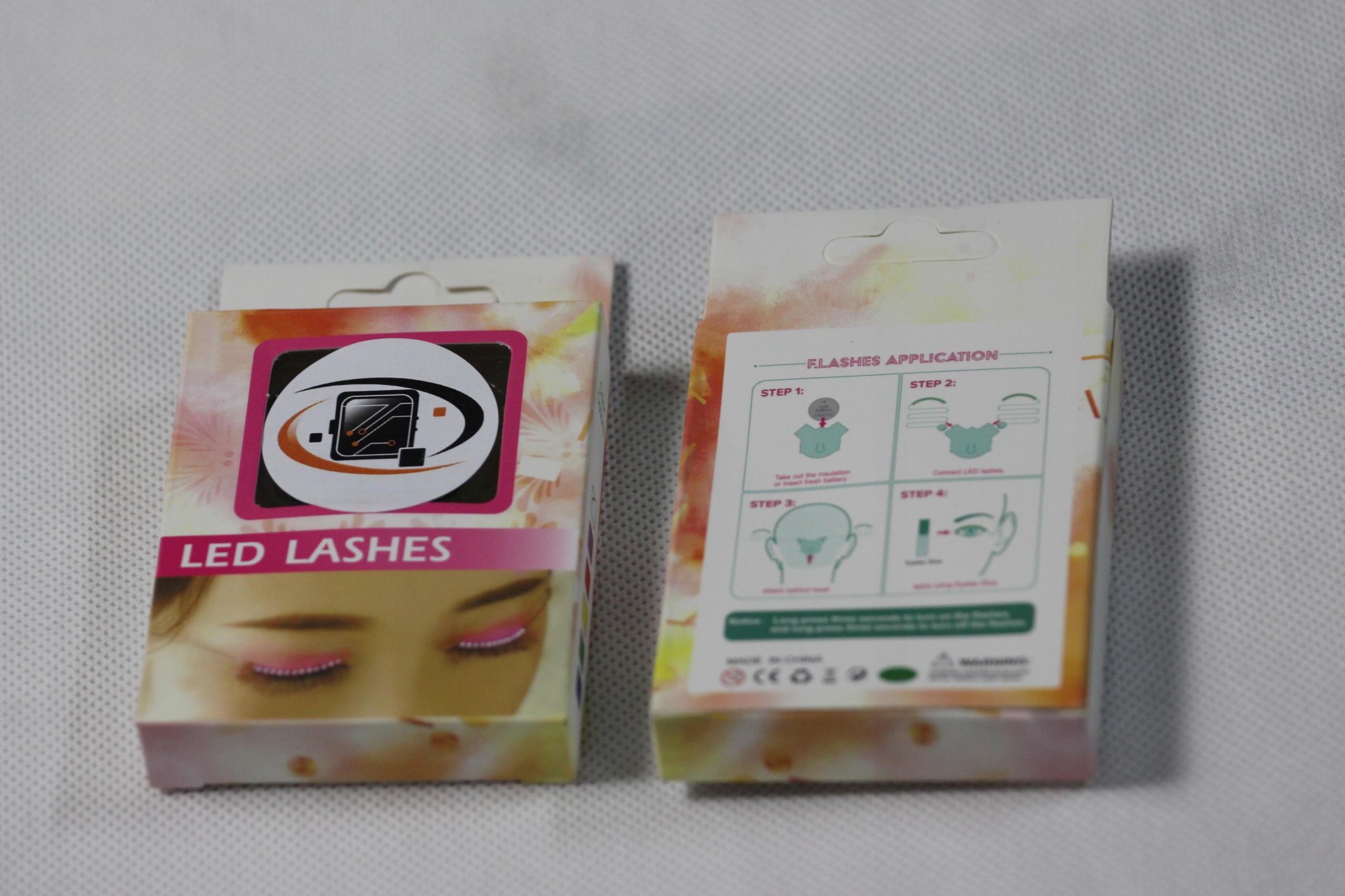 Premium świecące nakładki na rzęsy Ledowe imprezowe Karnawałowe 2 KOLORY Marka inna marka