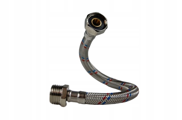 WĄŻ-WĘŻYK DN8 NAK-WKR 1/2''x1/2'' DŁUGOŚĆ 60cm PL Kod producenta W6012W