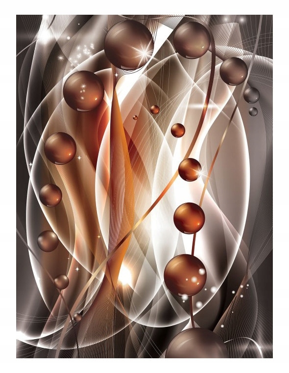 Tapeta Abstraktní linie Sféry Futurismus Elegance Moderní 184x254 lepidlo