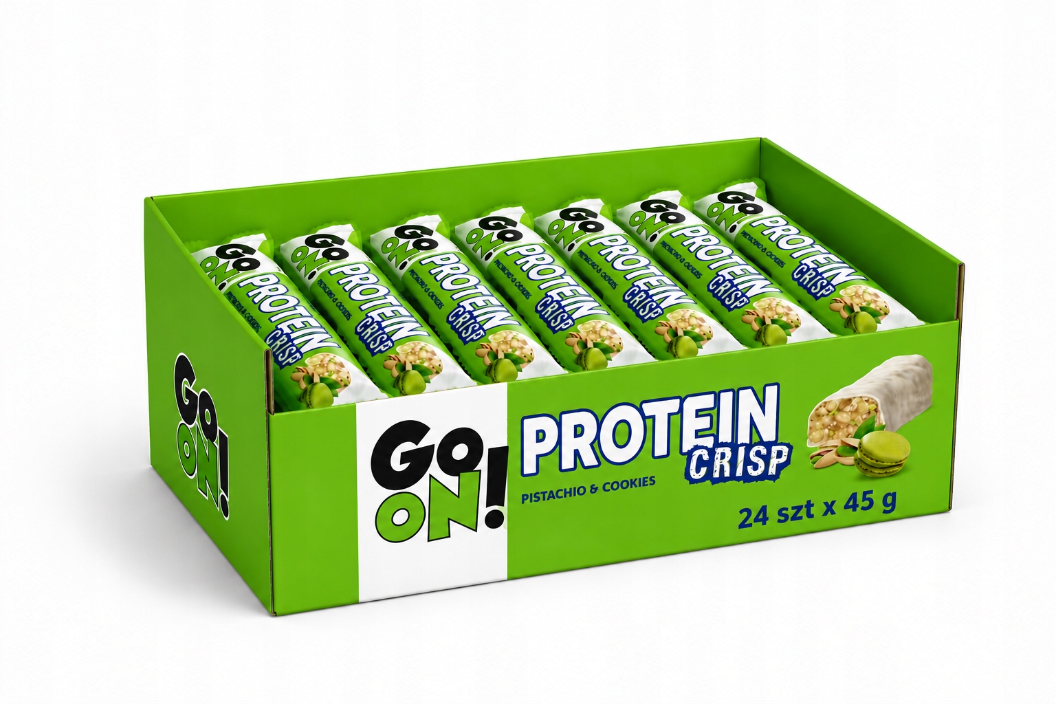 Go On Baton Proteinowy Crisp Pistacja 45 g
