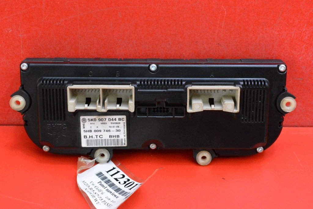 control panel air conditioning devices KLIMY 5K0907044BC VW GOLF 6 VI 08-15