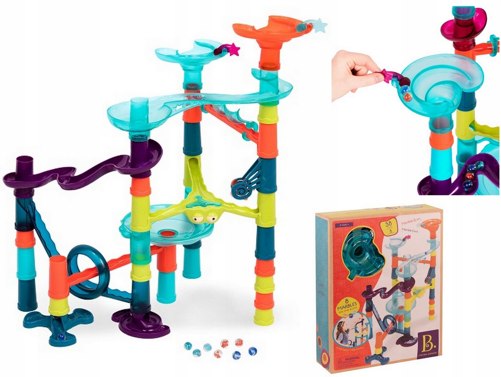 

B.Toys Kulodrom kulkowy rollercoaster 38 el.