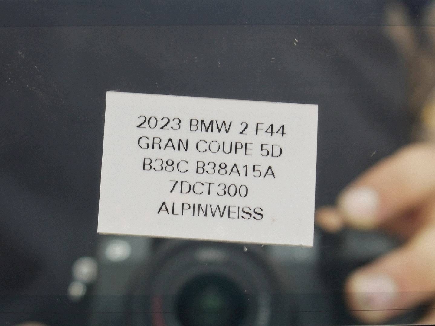 rear-view mirror inner BMW G20 G21 G05 G07 5A353F8