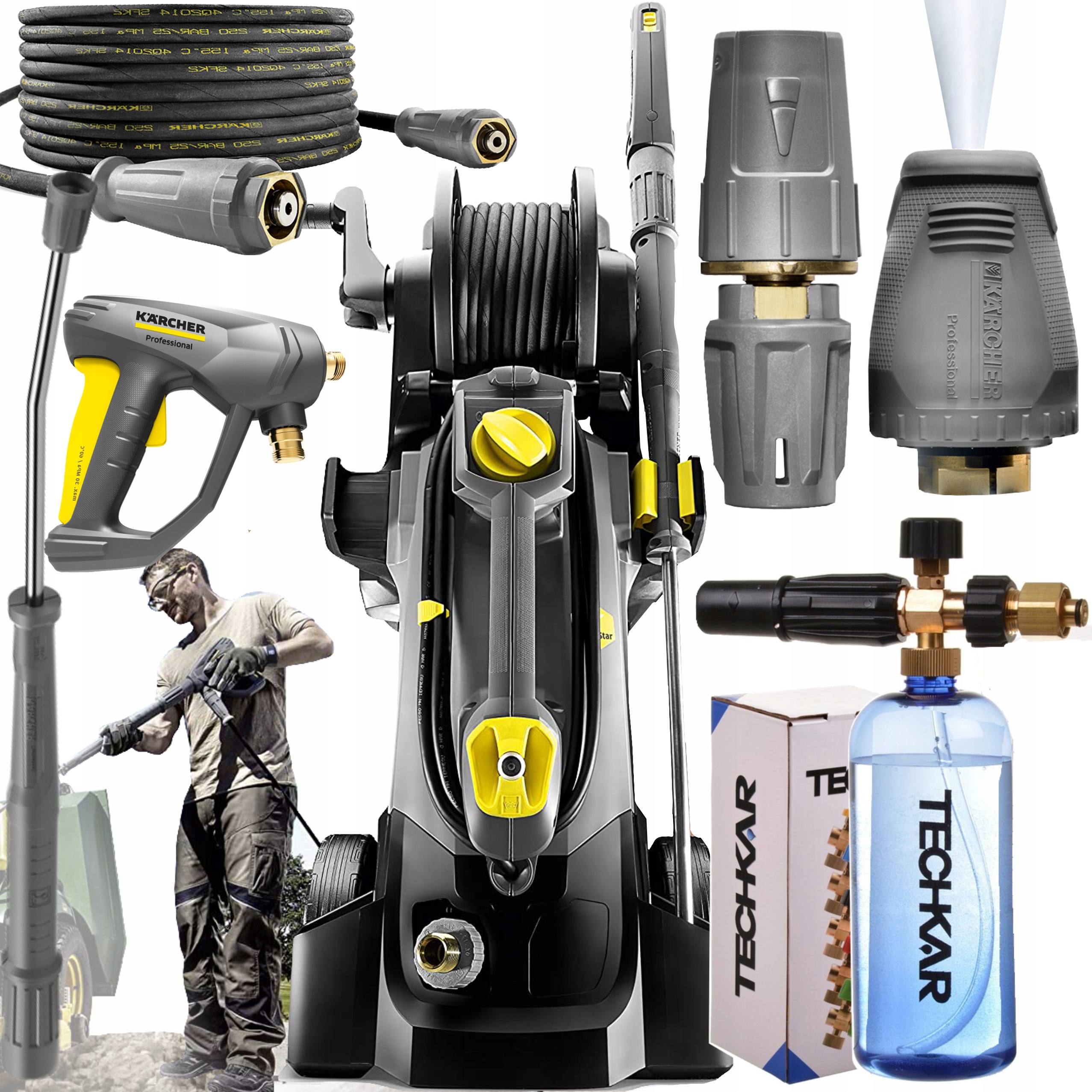 Profesjonalna Myjka Ciśnieniowa Karcher Hd 5/17 CX Plus Bęben Pianownica