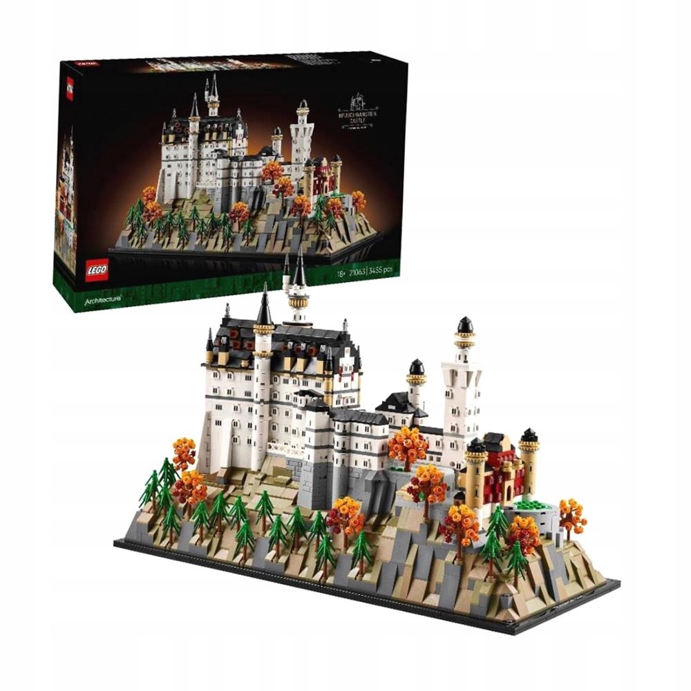 Lego(r) Architecture 21063 Zámek Neuschwanstein