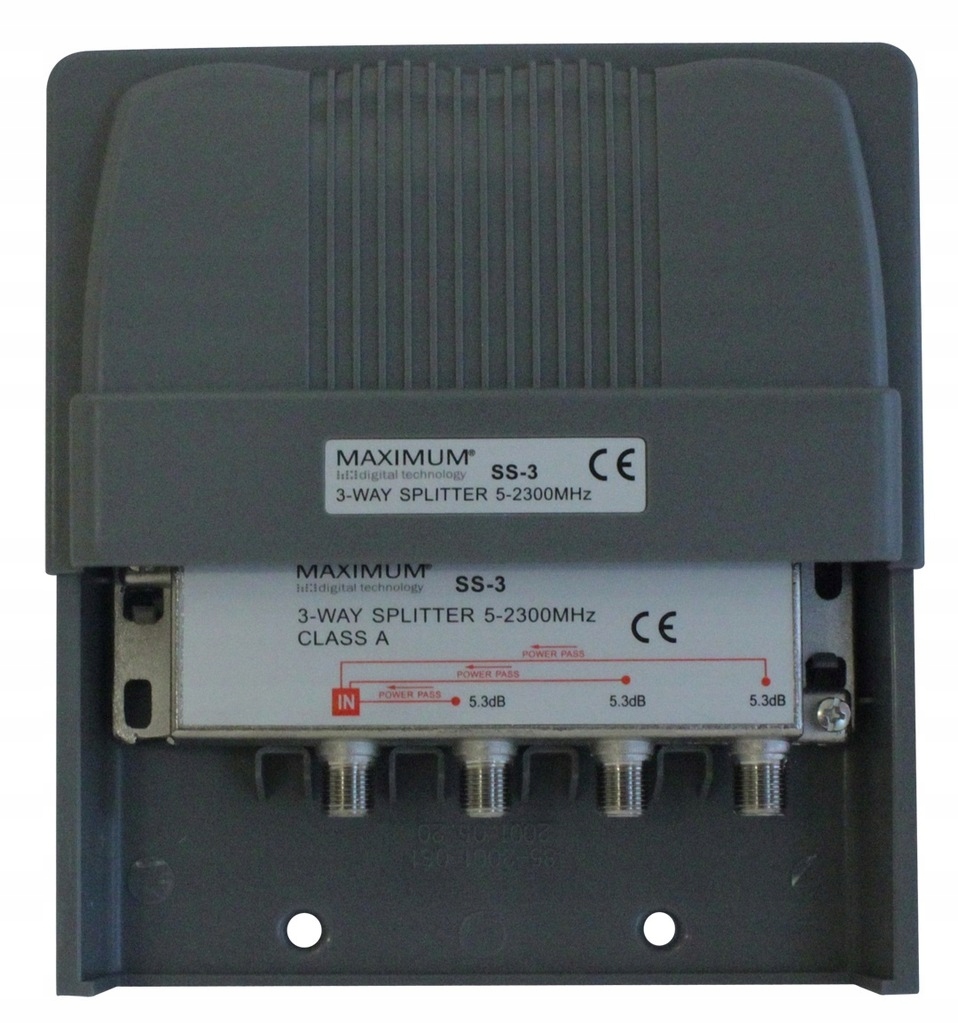 3-WAY SPLITTER / ROZGAŁĘŹNIK SS-3 MAXIMUM