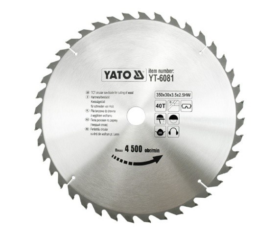 

Tarcza Widiowa 350X40TX30 MM YT-6081 Yato