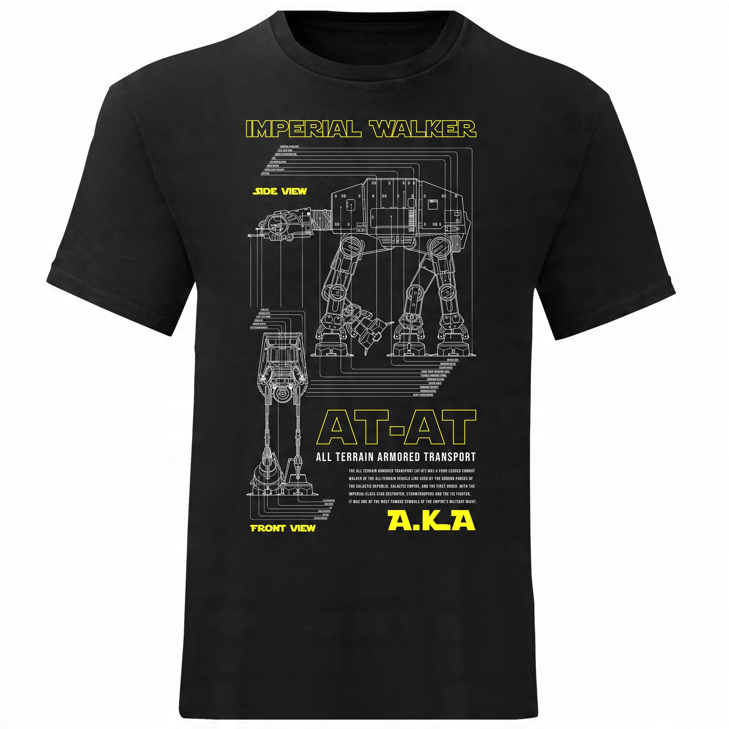 

Męski T-shirt Imperial Walker Star Wars At-at XXL