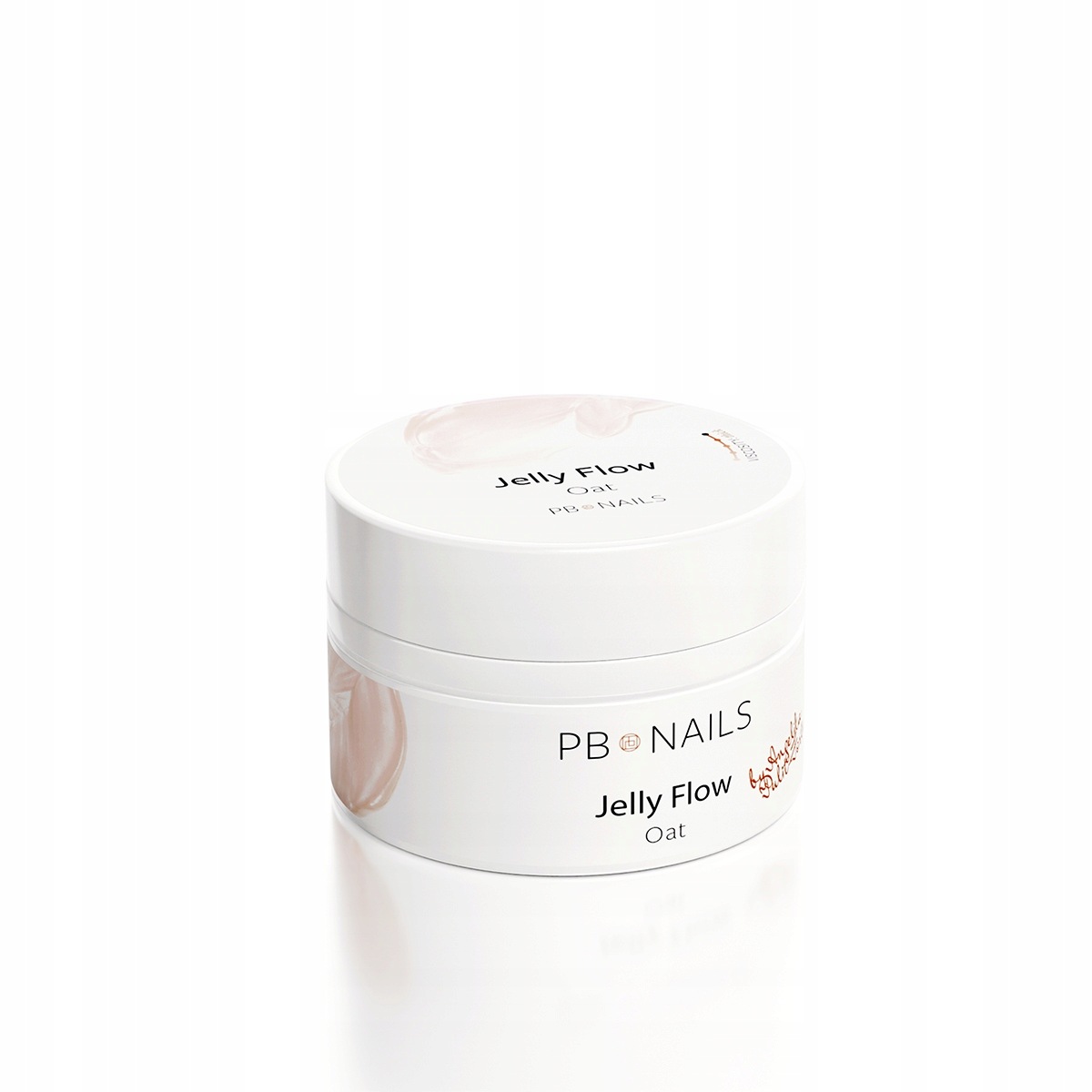 Stavební gel béžová/slonová kost želé Pb Nails Jelly Flow Oat 50 g