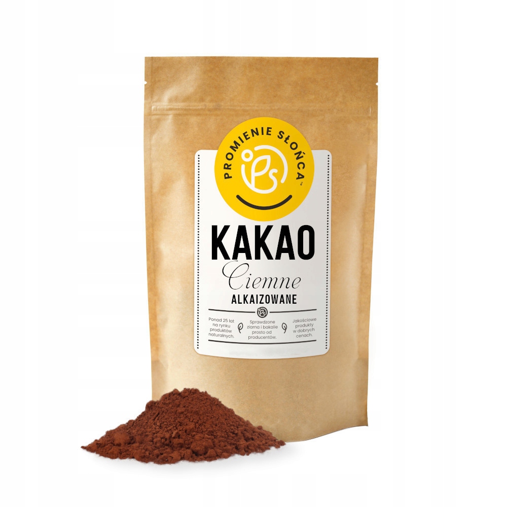 Kakao Ciemne ALKALIZOWANE w PROSZKU 500g