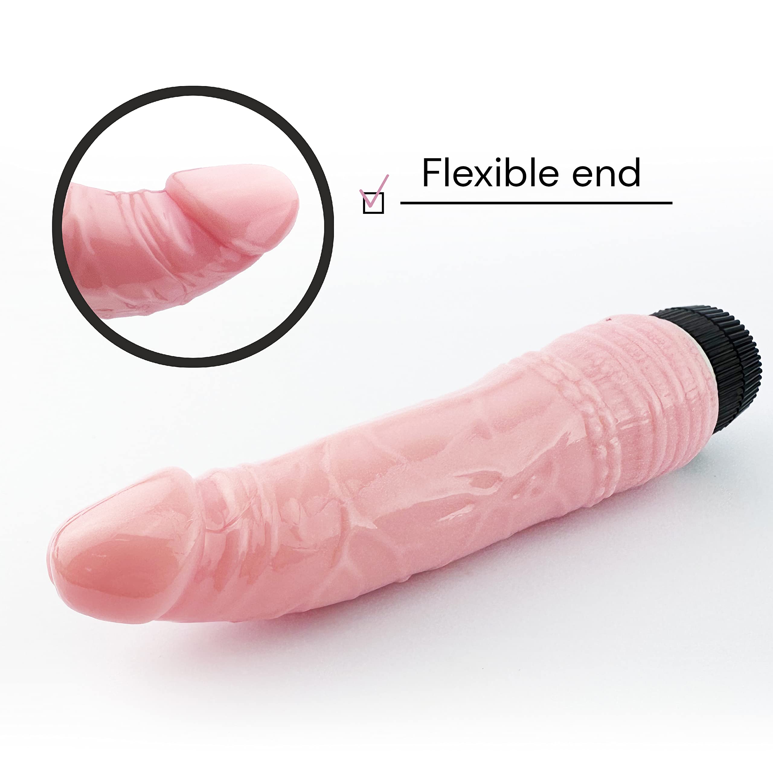 FOPS Realistyczny Dildo Wibrator Dla Kobiet Cichy Silikonowy 18cm Dla Par — miniatura 3