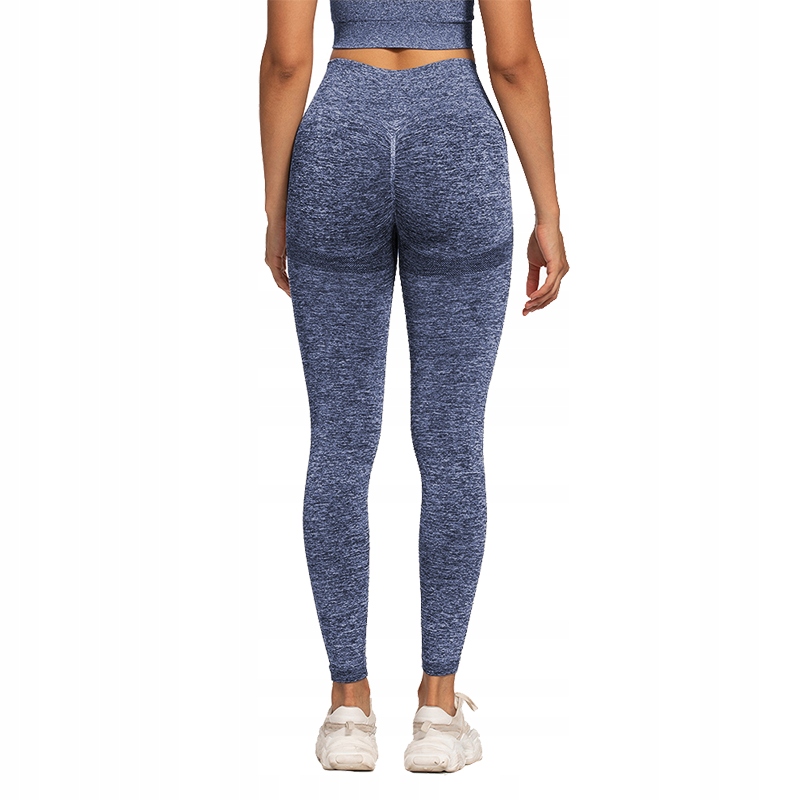 LEGINSY SPORTOWE BEZSZWOWE WYSOKI STAN FITNESS MODELUJĄCE NA SIŁOWNIE L Marka inna